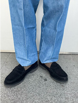 BATEAUX DE SHIPS: 8.0oz RIGHT-ON牛仔布宽大的裤子