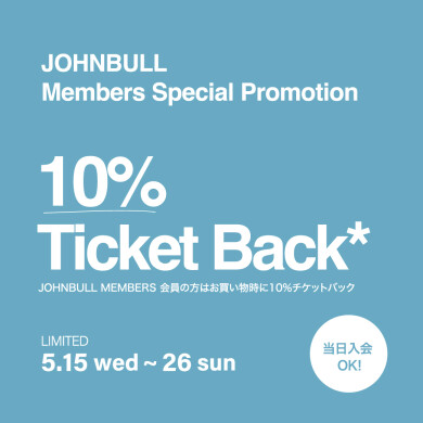 "JOHNBULL Members Special Promotion"